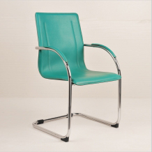 國家電網工型硬皮洽談椅